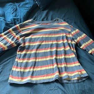 Long sleeve Dickies t-shirt, multi-colored stripe, size XL
